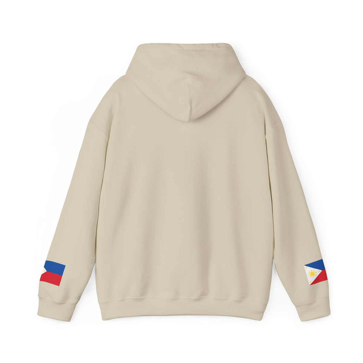 Mabuhay Hoodie – Filipino Pride Hooded Sweatshirt with Philippine Flag Sleeves