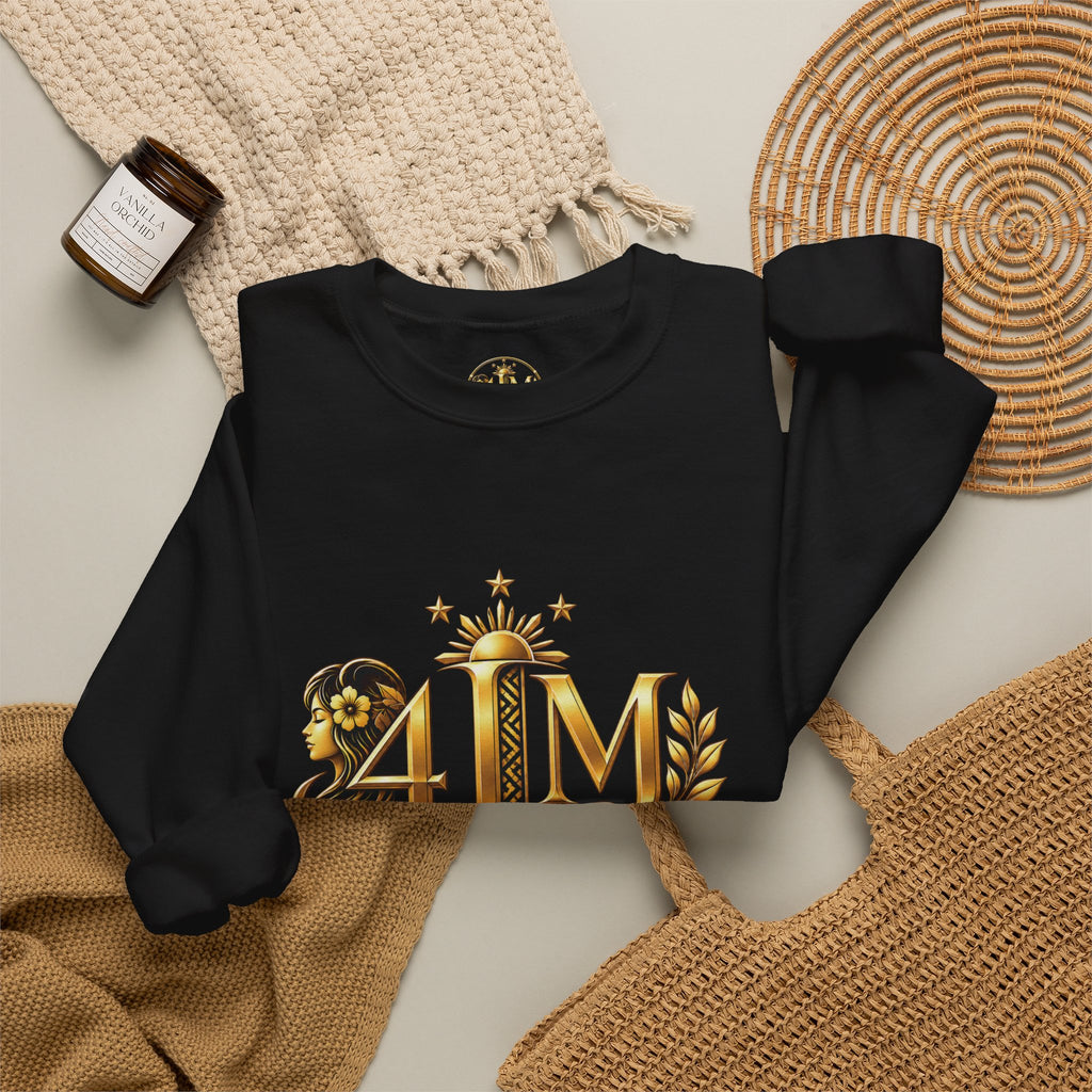 Crewneck Sweatshirt — JAM Collection Gold Monogram Logo