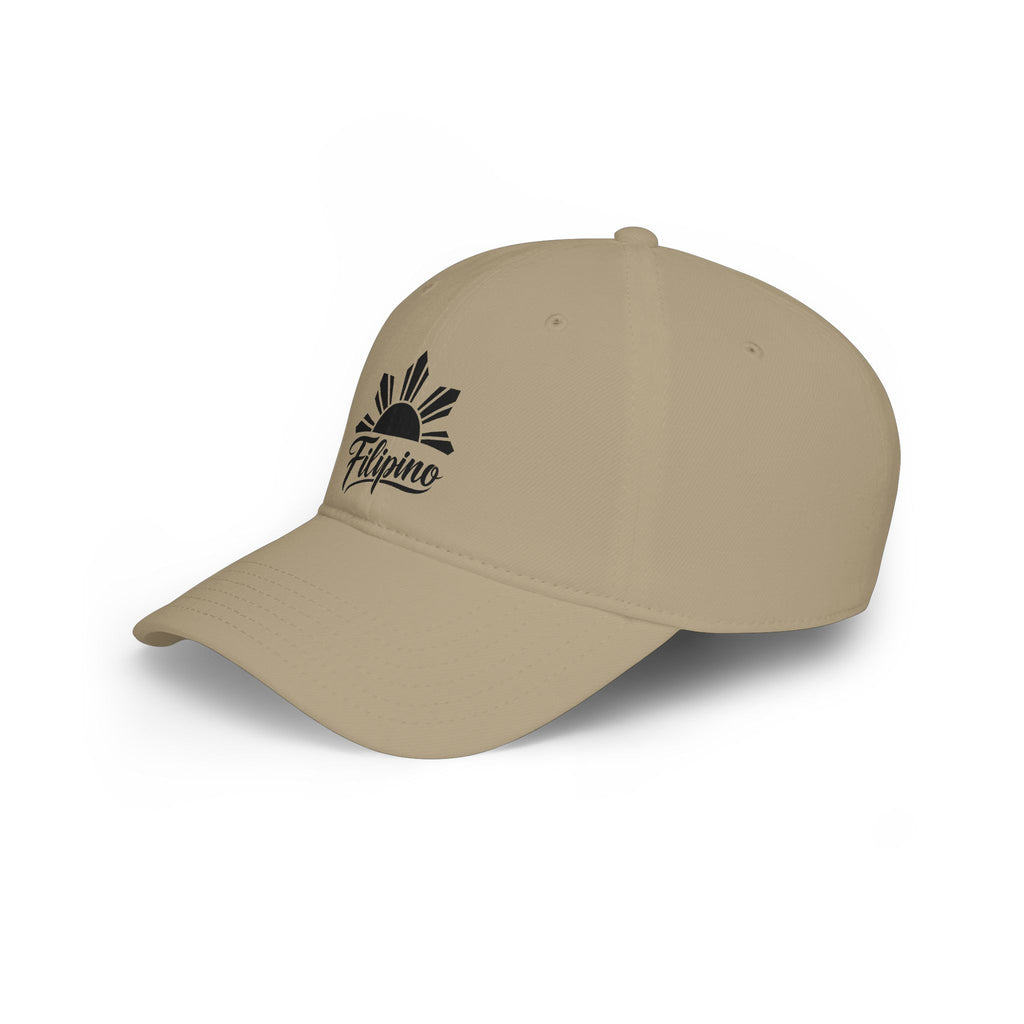 Filipino Sun Logo Baseball Cap — Low Profile Heritage Hat