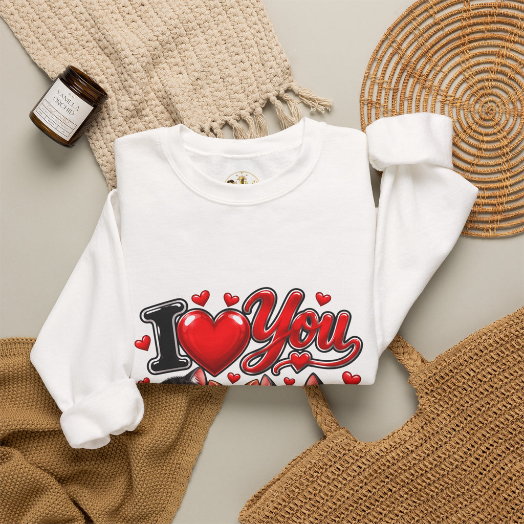 I Love You Kittens Sweatshirt - Cute Cat Crewneck for Cat Lovers, Valentine’s Gift