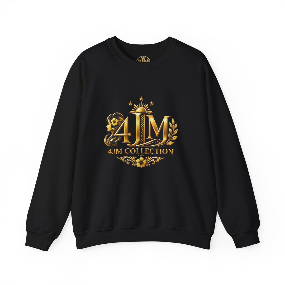 Crewneck Sweatshirt — JAM Collection Gold Monogram Logo