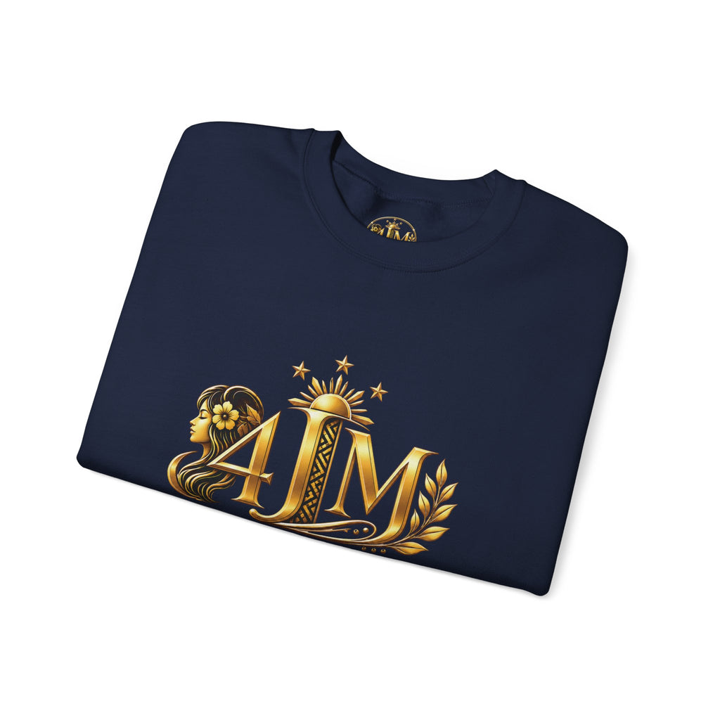 Crewneck Sweatshirt — JAM Collection Gold Monogram Logo
