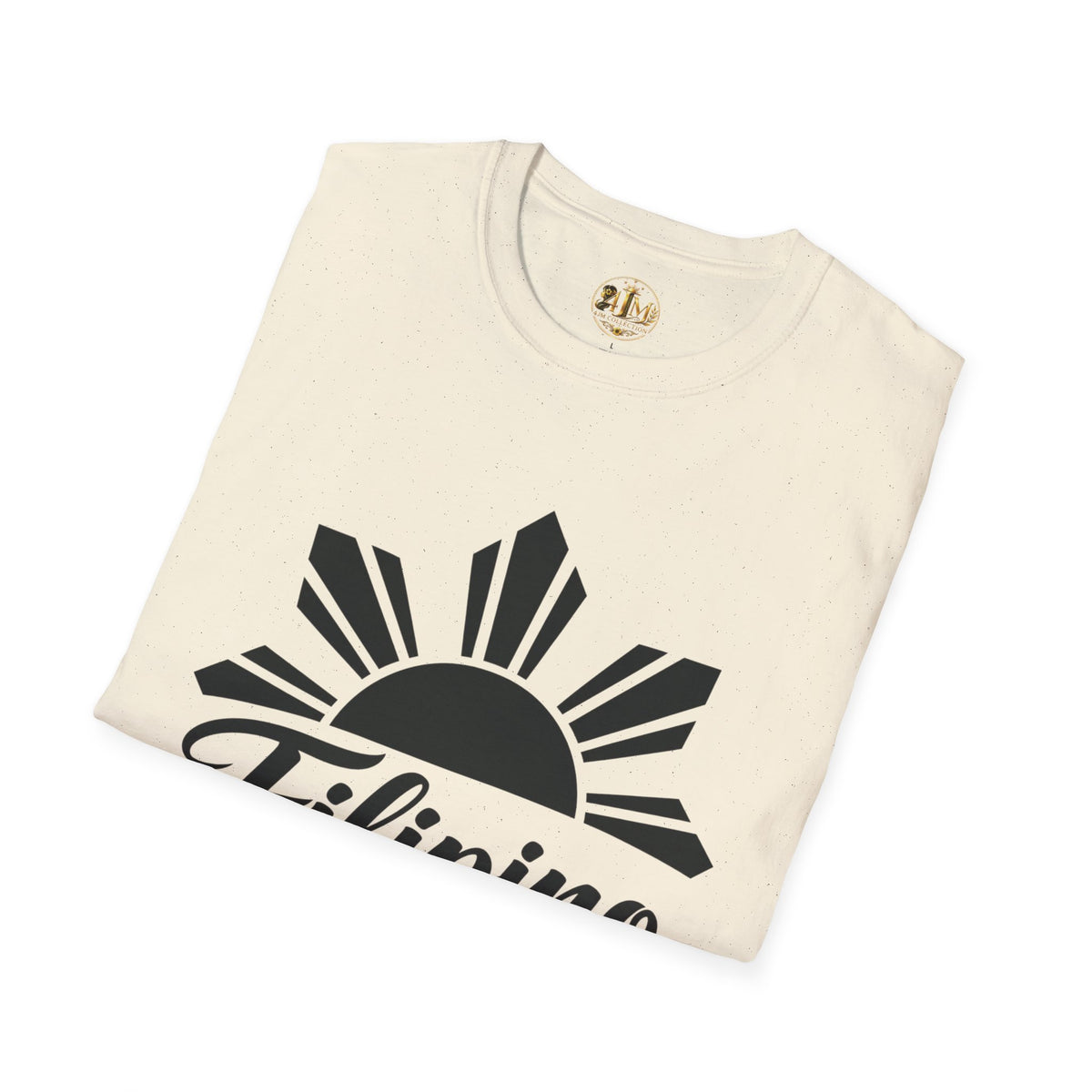 Filipino Sun Script T‑Shirt — Heritage Pride Graphic Tee