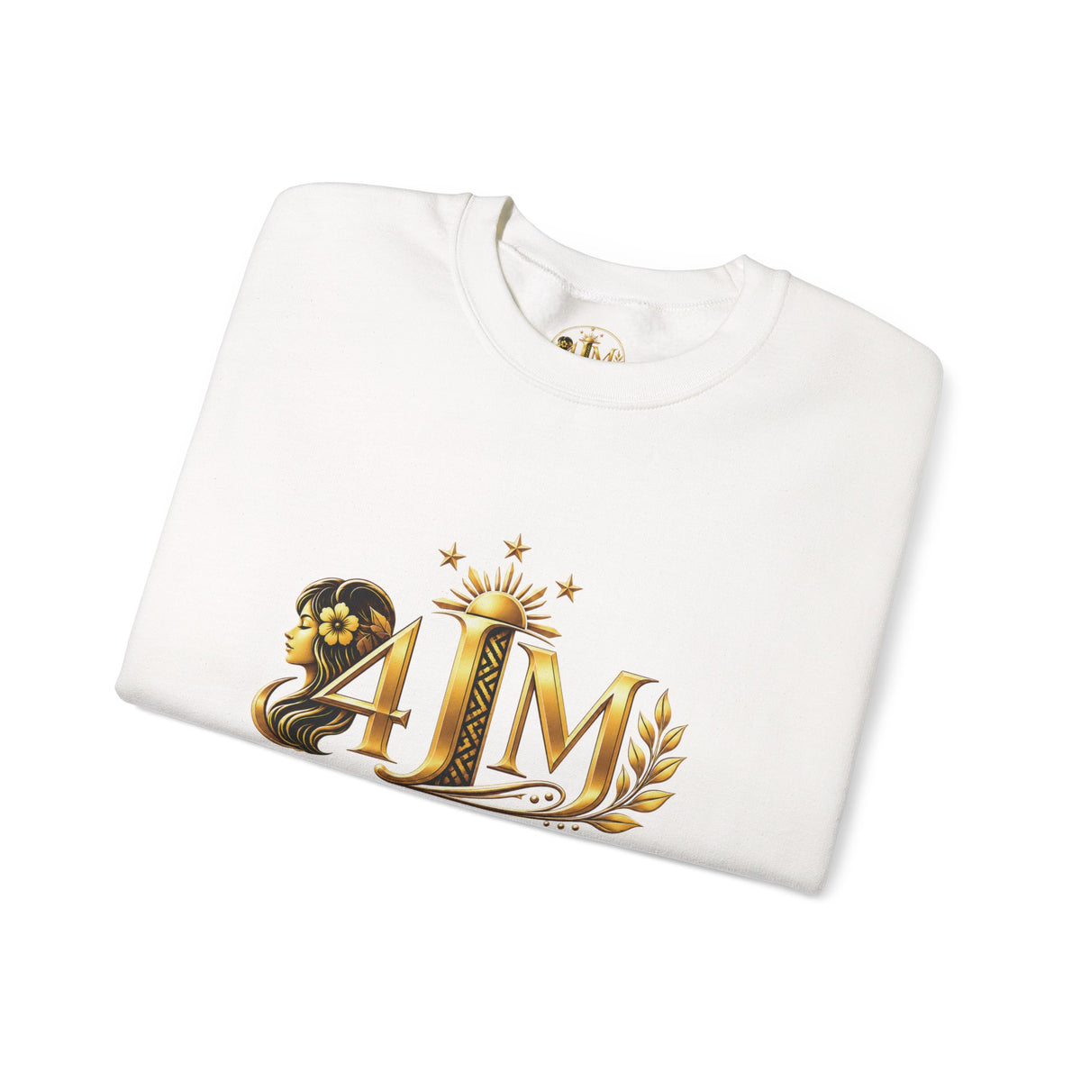 Crewneck Sweatshirt — JAM Collection Gold Monogram Logo