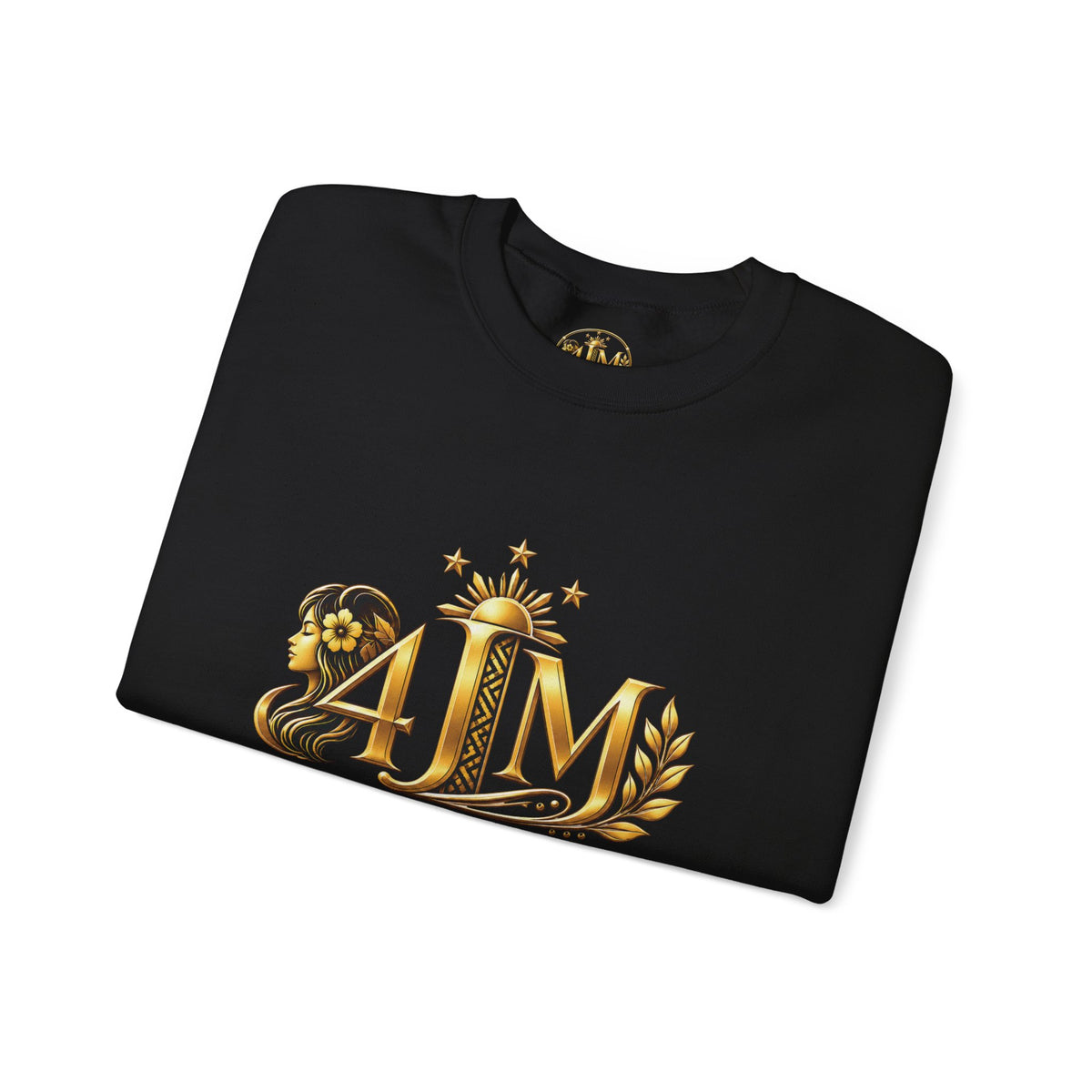 Crewneck Sweatshirt — JAM Collection Gold Monogram Logo