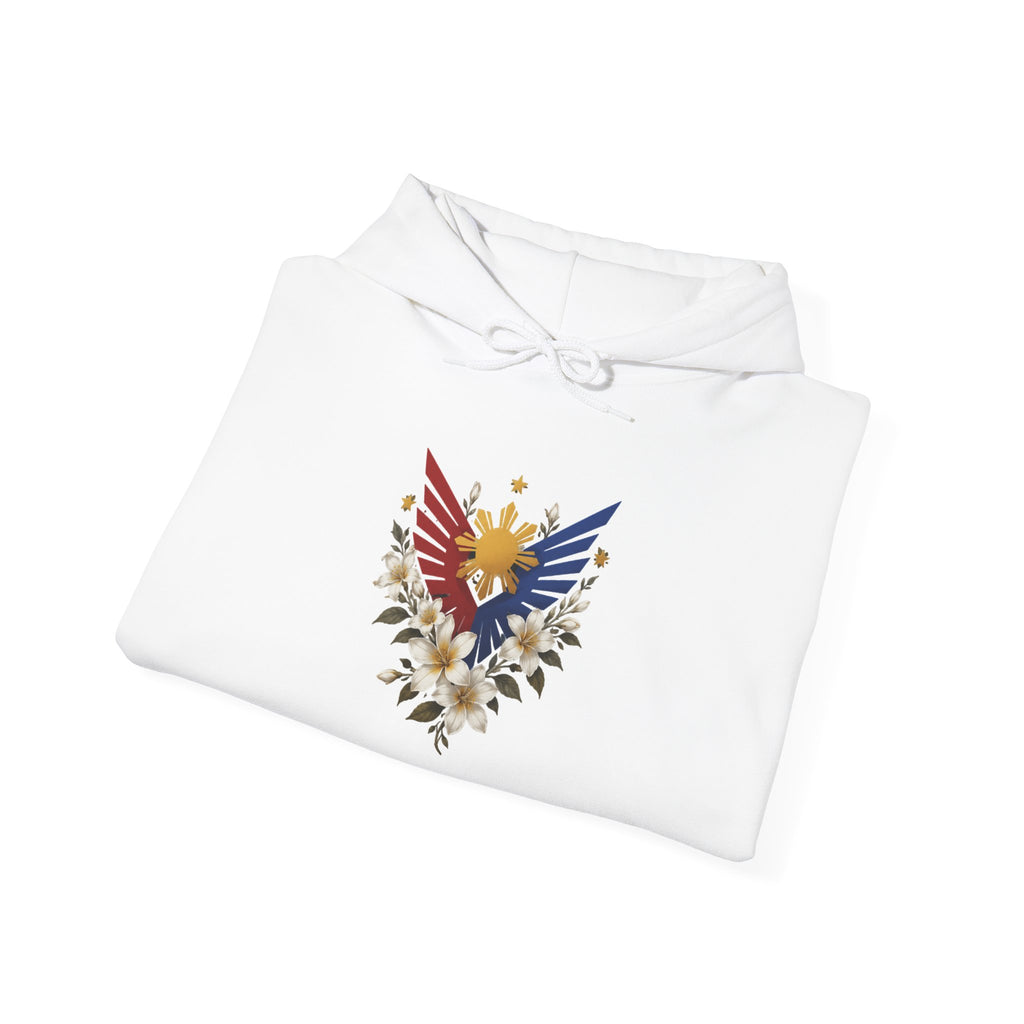 Philippine Eagle Floral Crest Hoodie – Filipino Pride Pullover