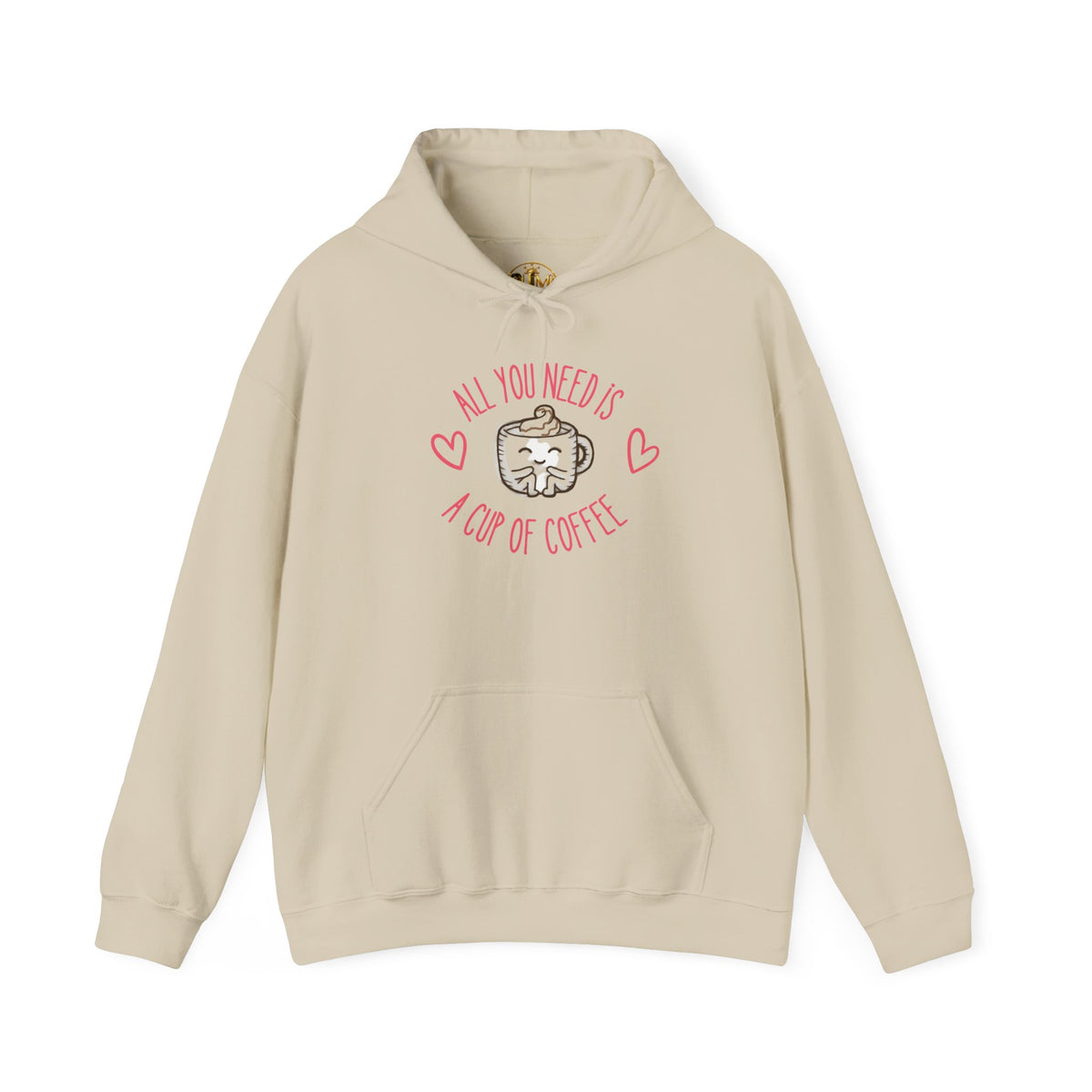 Hoodie — Cute Kawaii Mug "I Love My Coffee" Graphic
