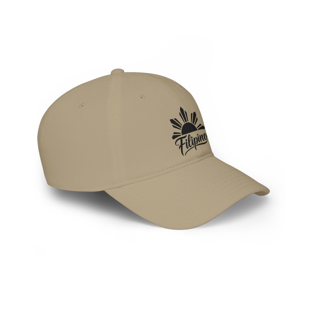 Filipino Sun Logo Baseball Cap — Low Profile Heritage Hat