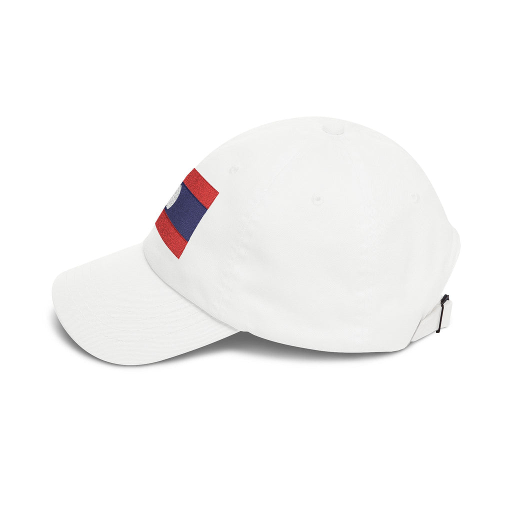 Laos Flag Dad Cap — Embroidered National Flag Baseball Hat
