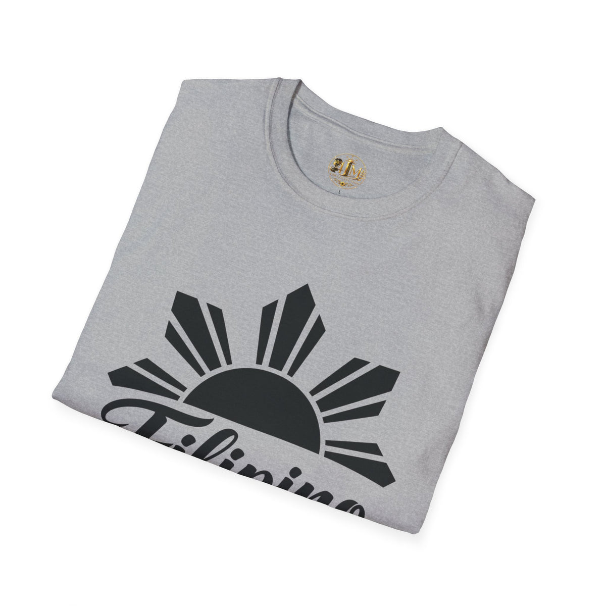 Filipino Sun Script T‑Shirt — Heritage Pride Graphic Tee
