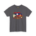 Laos Flag T-Shirt — Laos Floral Patriotic Tee