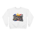 Jeepney Sunset Crewneck Sweatshirt — Filipino Jeepney Retro Graphic