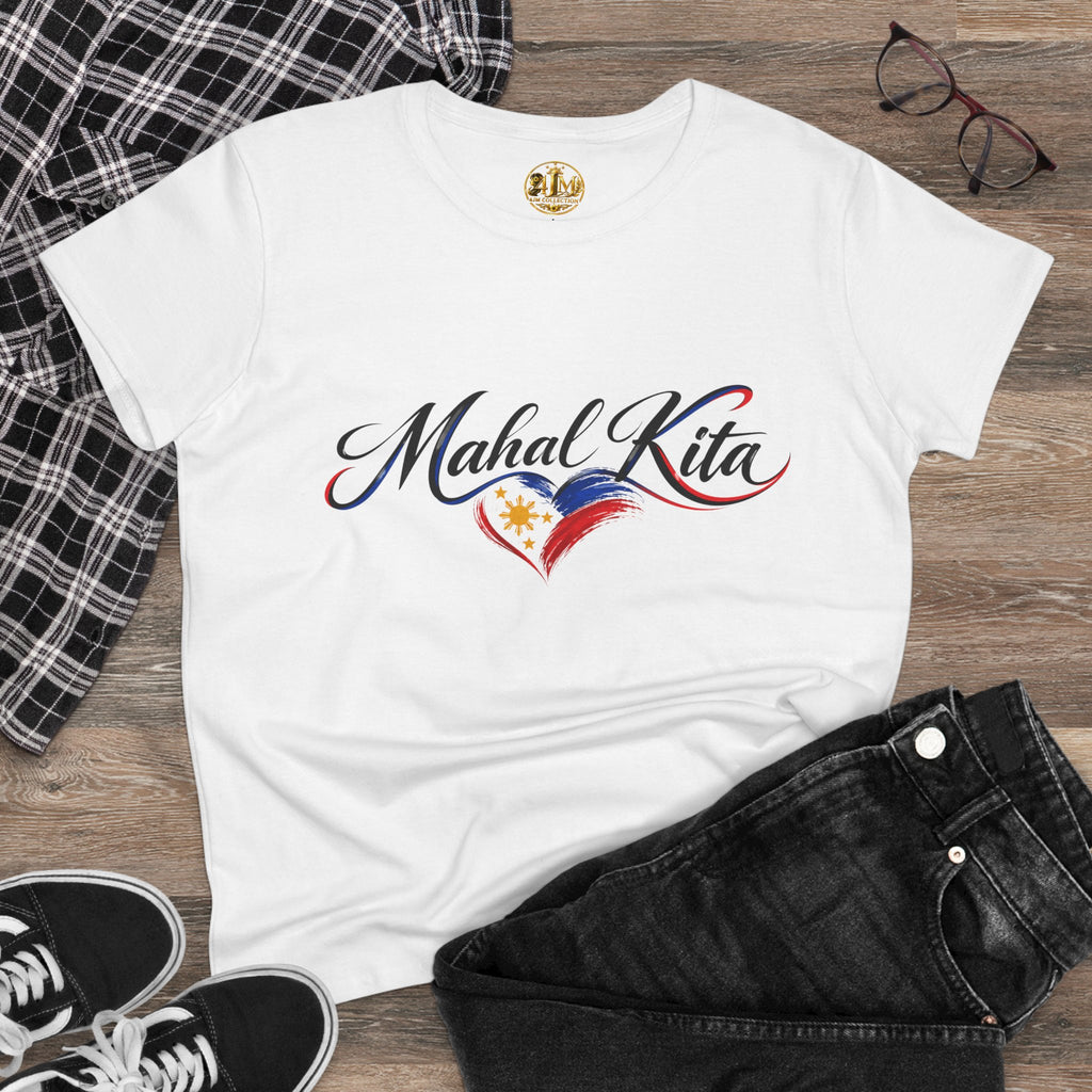 Mahal Kita Tee — Filipino Love Heart Graphic Women’s T-Shirt