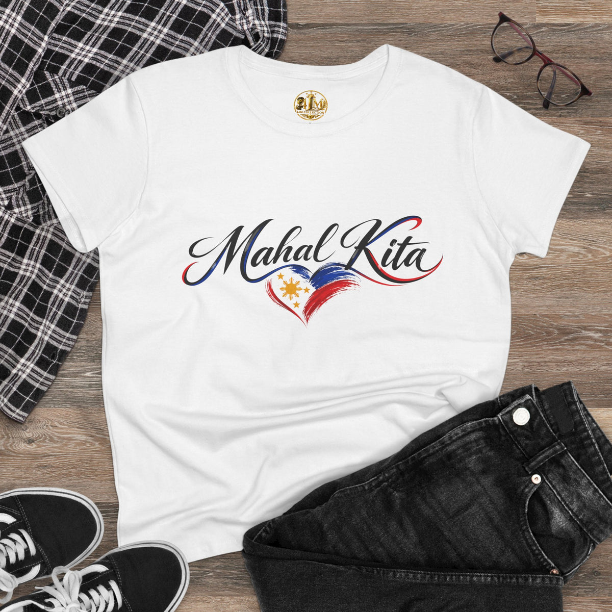 Mahal Kita Tee — Filipino Love Heart Graphic Women’s T-Shirt