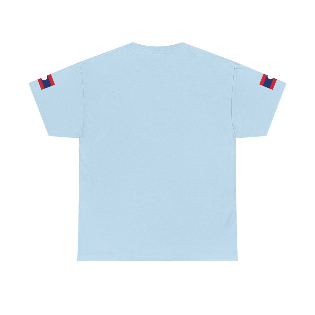 Laos Pride T‑Shirt — Traditional Lao Woman Illustration with Flag & Cultural Icons