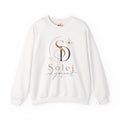 Solei Lignment Logo Crewneck Sweatshirt — Minimal Gold Moon & Star Graphic