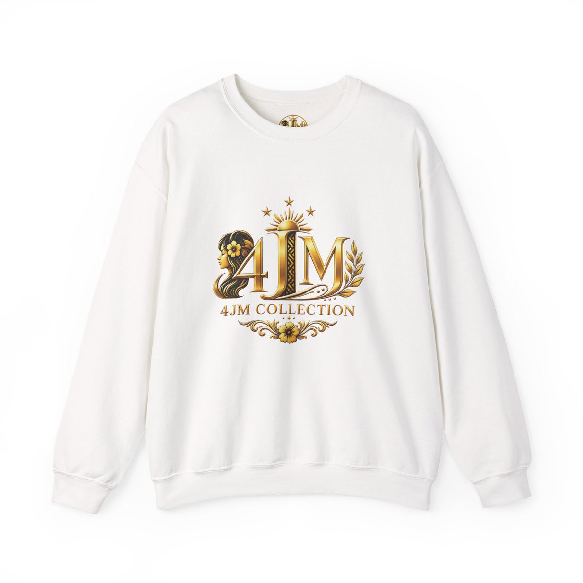 Crewneck Sweatshirt — JAM Collection Gold Monogram Logo