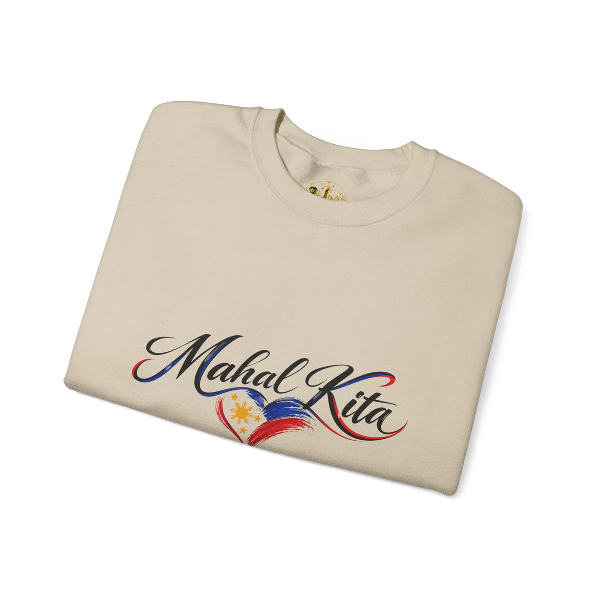 Mahal Kita Crewneck Sweatshirt — Filipino Pride Heart Design