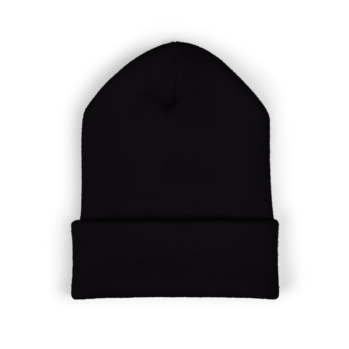 Laos Flag Embroidered Beanie — Classic Cuffed Knit Hat