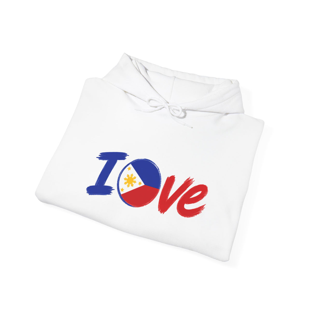 Philippine Flag "I Love" Hoodie – Filipino Pride Pullover
