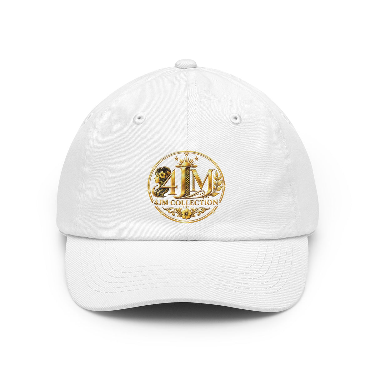 Embroidered Gold Crest Dad Hat