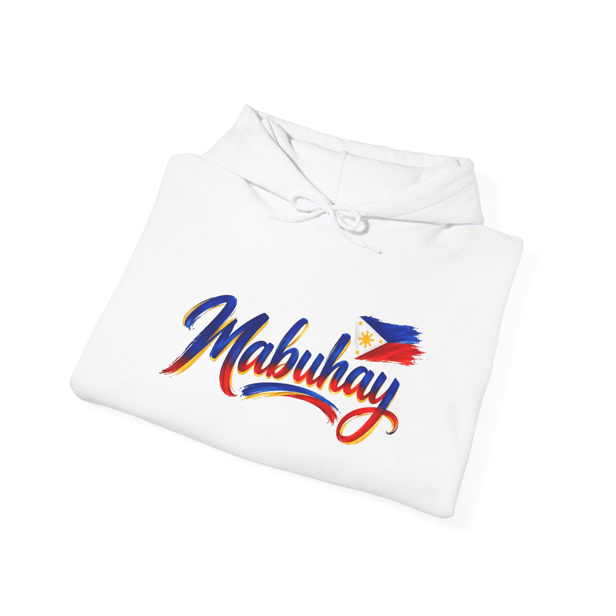 Mabuhay Hoodie – Filipino Pride Hooded Sweatshirt with Philippine Flag Sleeves