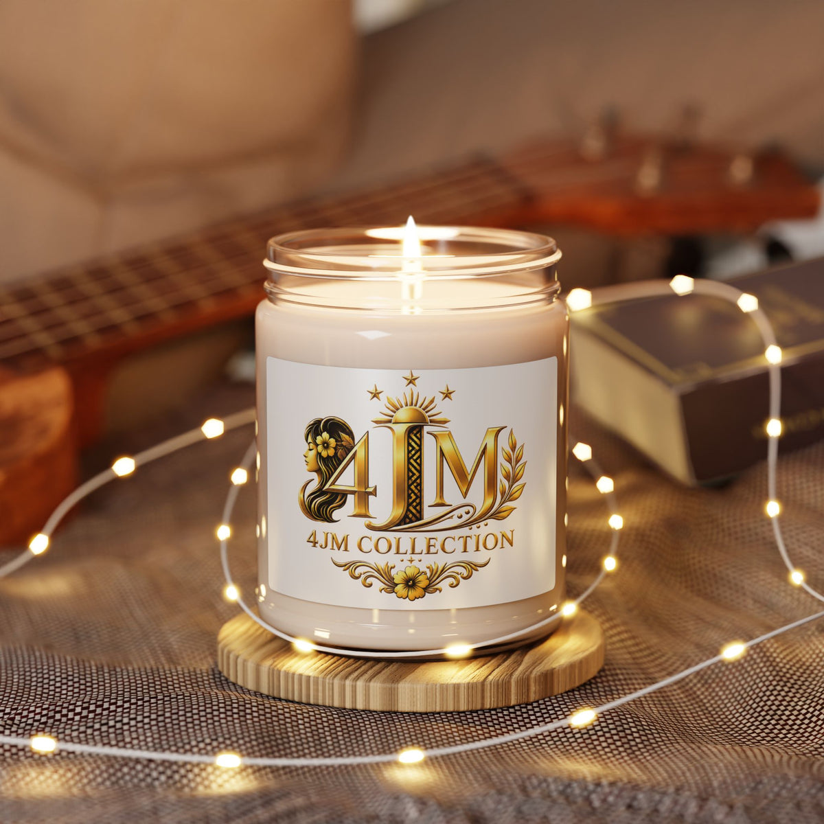 9oz Scented Soy Candle — J4M Collection Aromatherapy Jar
