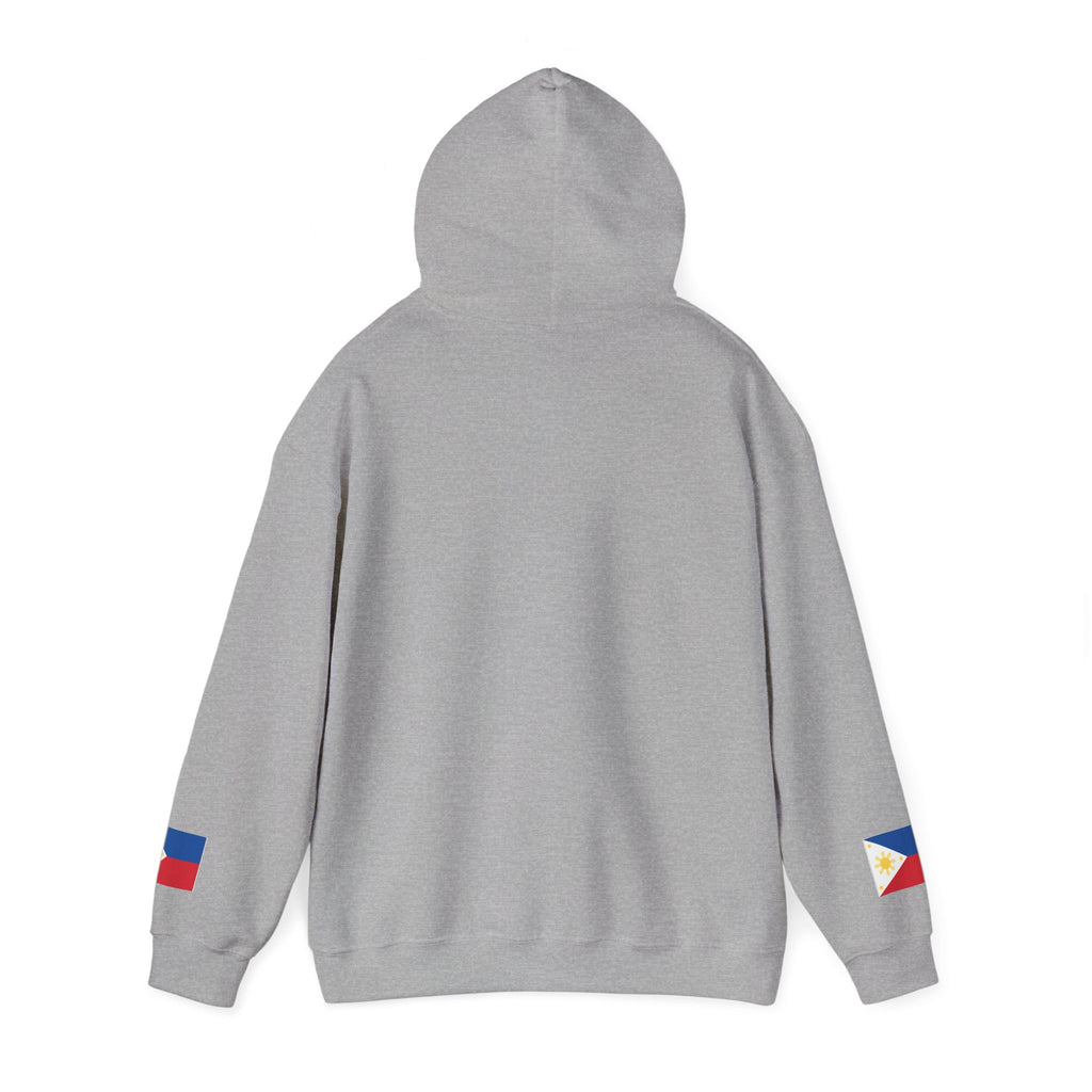Mabuhay Hoodie – Filipino Pride Hooded Sweatshirt with Philippine Flag Sleeves