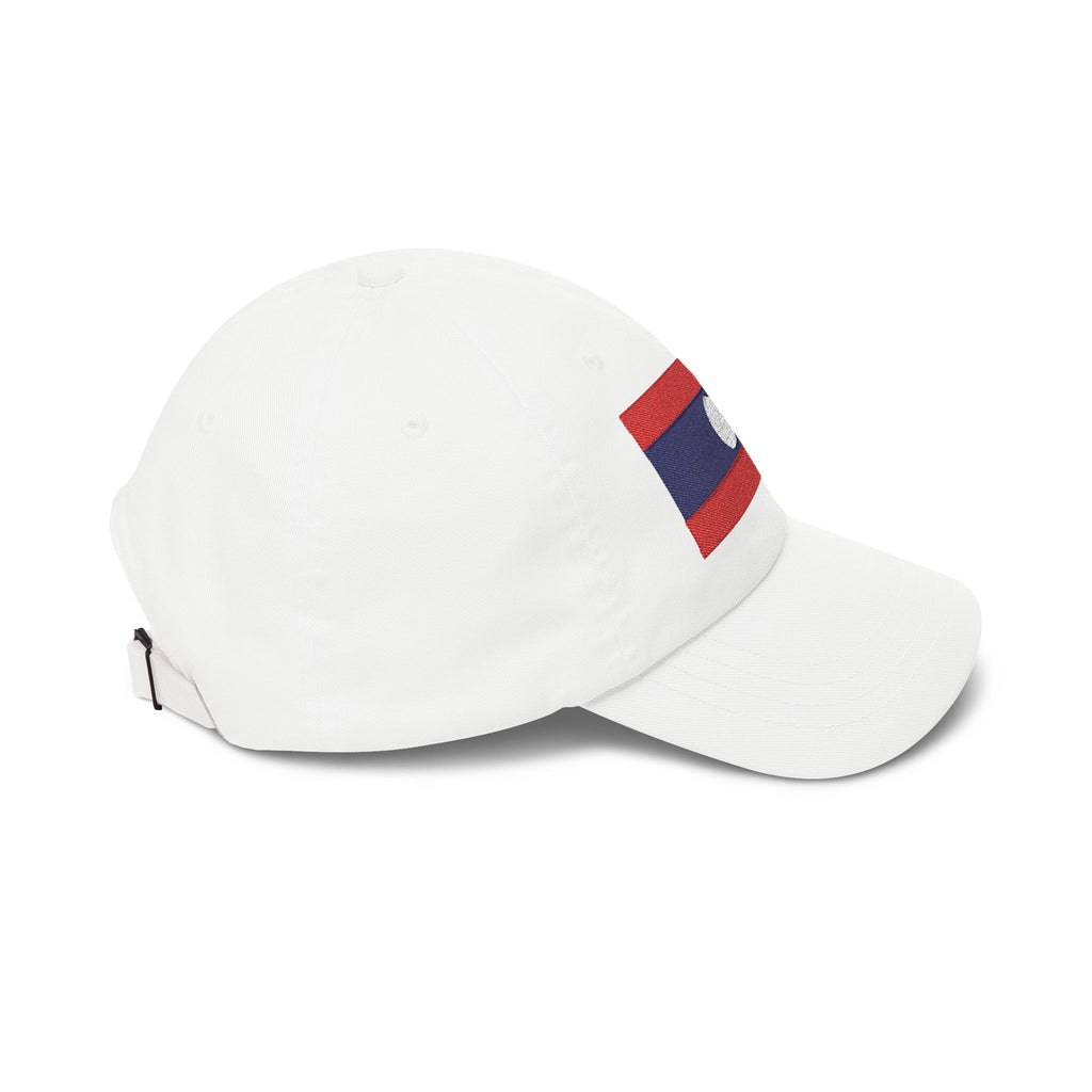 Laos Flag Dad Cap — Embroidered National Flag Baseball Hat