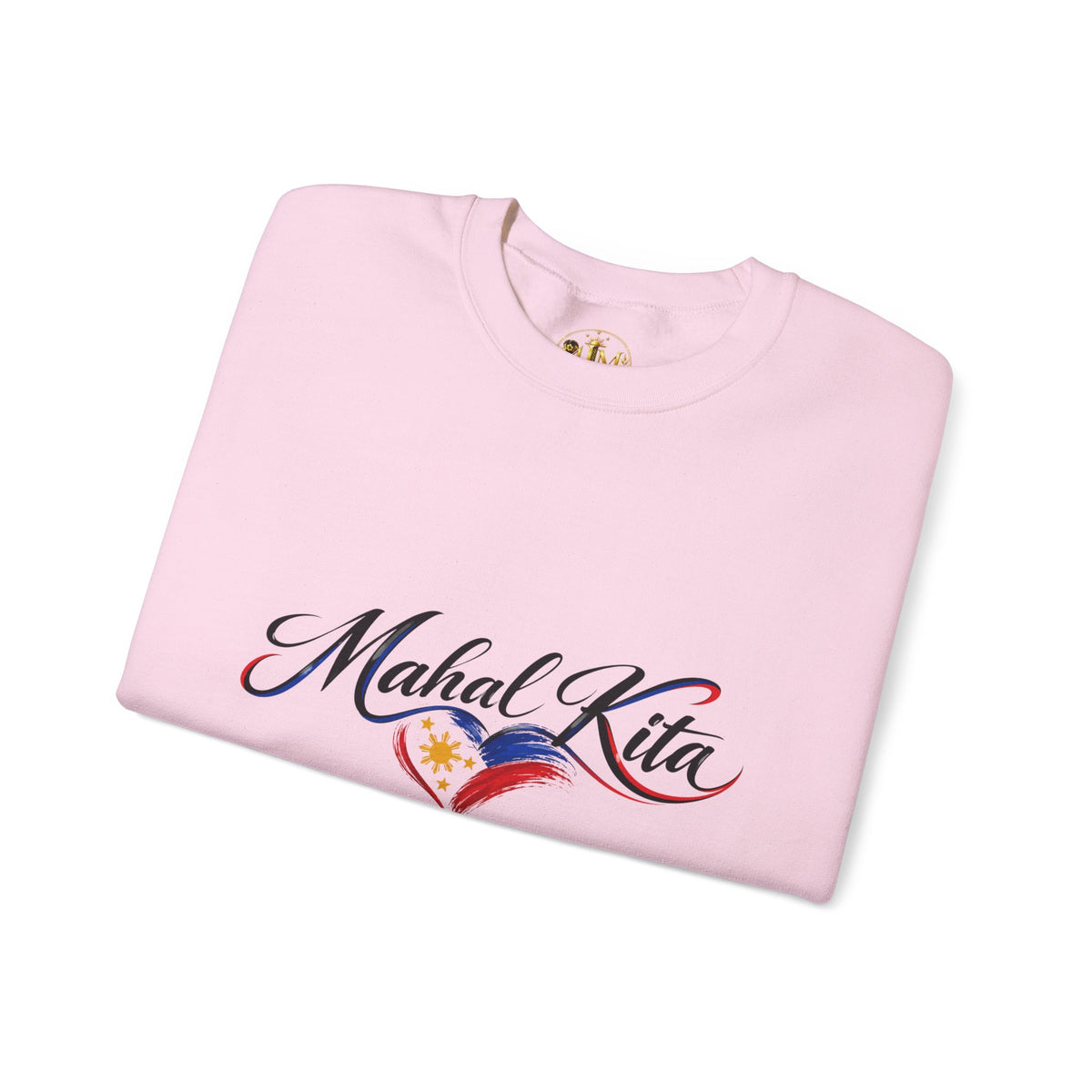 Mahal Kita Crewneck Sweatshirt — Filipino Pride Heart Design