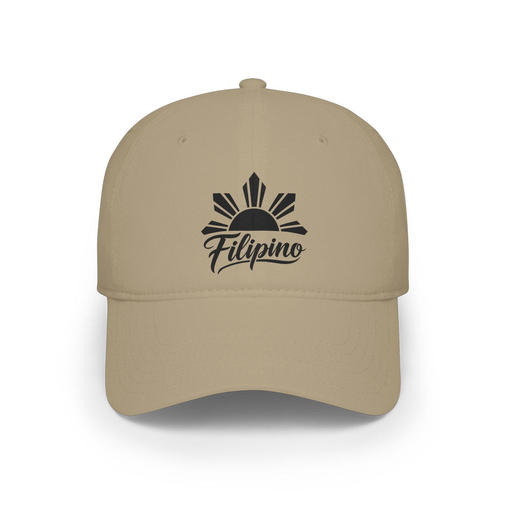 Filipino Sun Logo Baseball Cap — Low Profile Heritage Hat