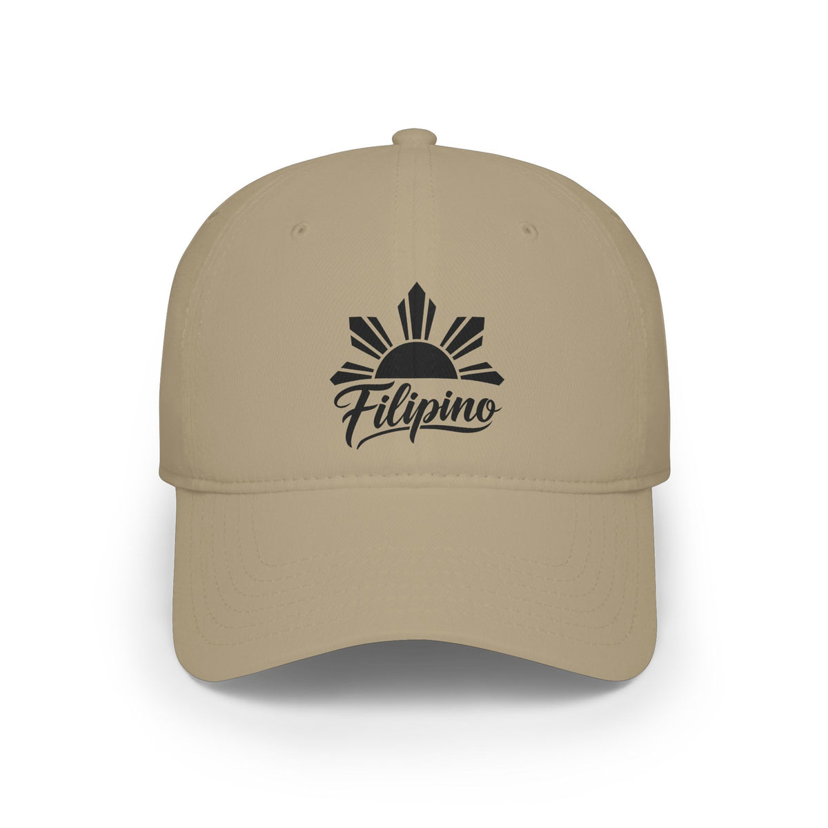 Filipino Sun Logo Baseball Cap — Low Profile Heritage Hat