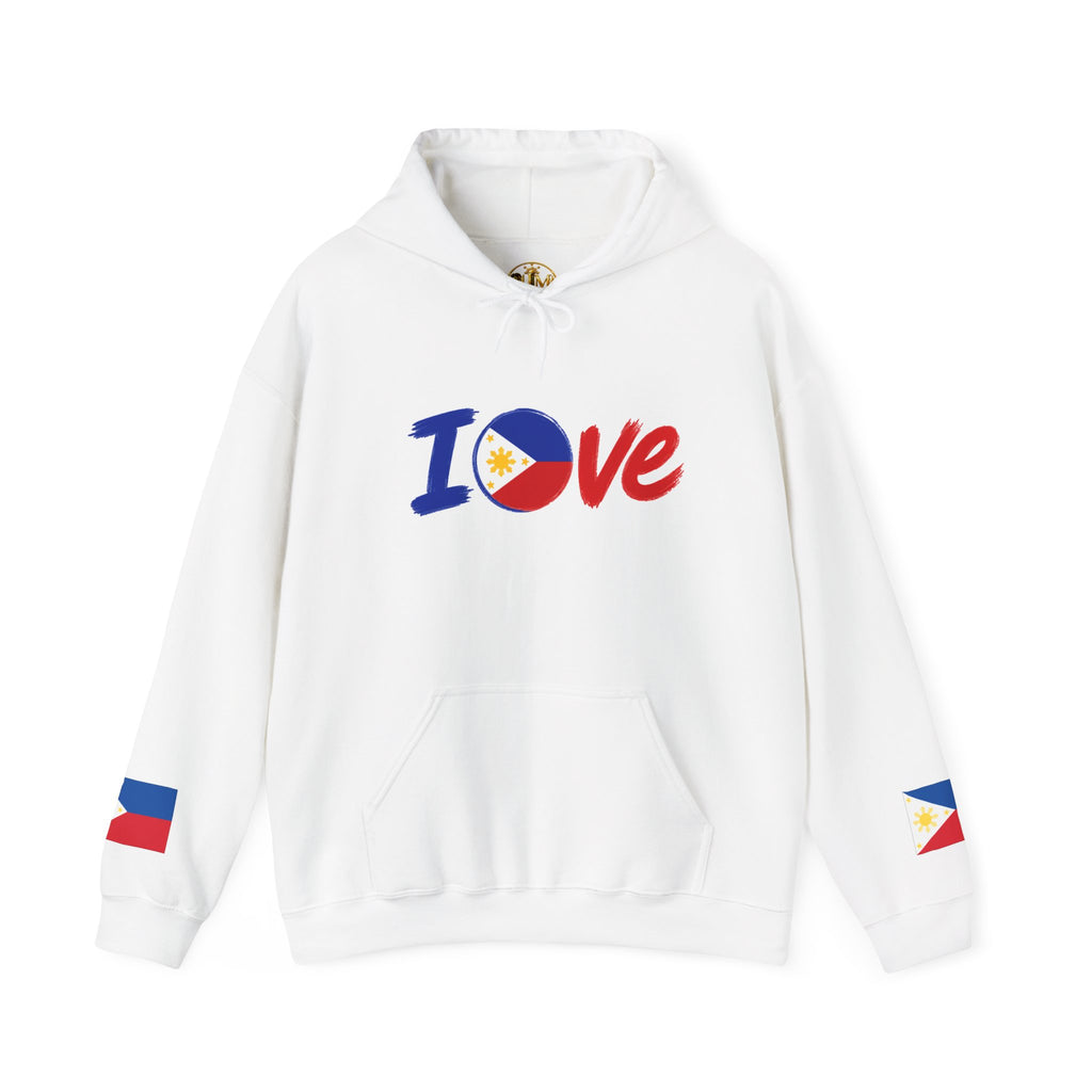 Philippine Flag "I Love" Hoodie – Filipino Pride Pullover