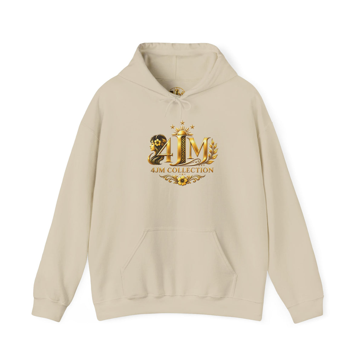 J&M Collection Logo Hoodie — Luxury Floral Monogram Pullover