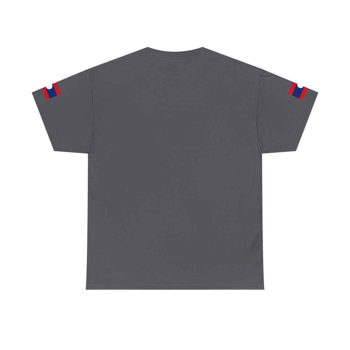 Laos Pride T‑Shirt — Traditional Lao Woman Illustration with Flag & Cultural Icons