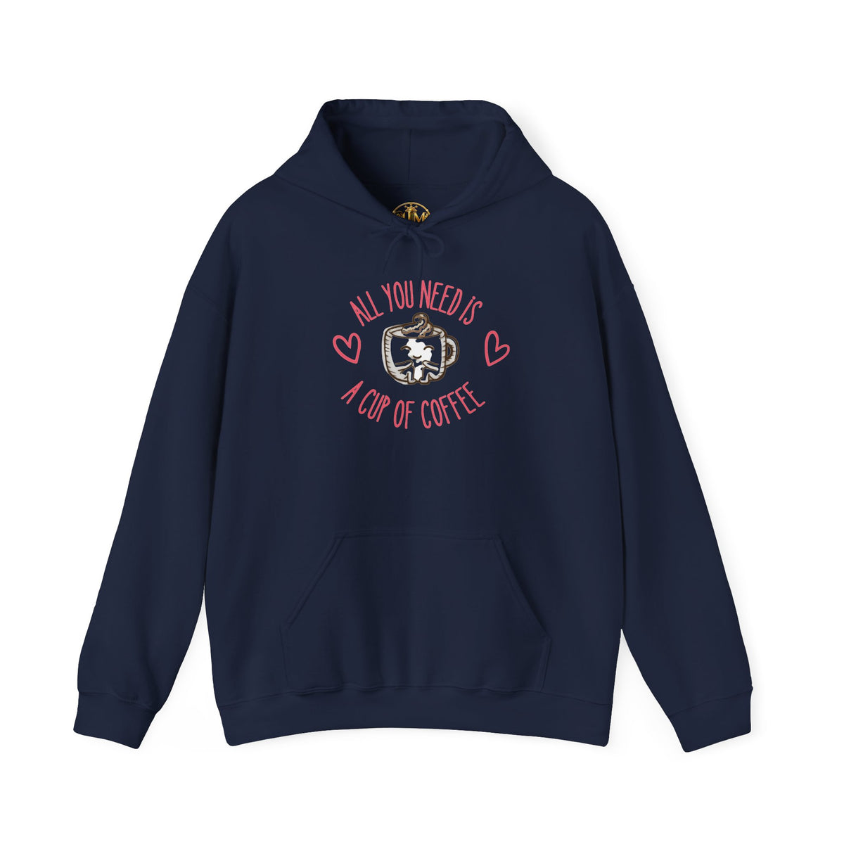 Hoodie — Cute Kawaii Mug "I Love My Coffee" Graphic