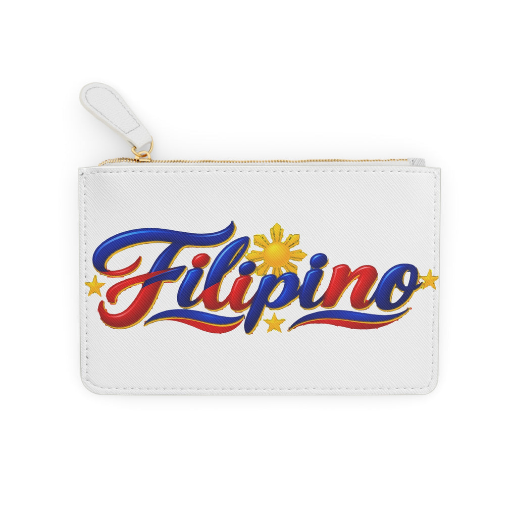 Mini Clutch Bag — Filipino Sun & Sampaguita Design (Pride of the Philippines)