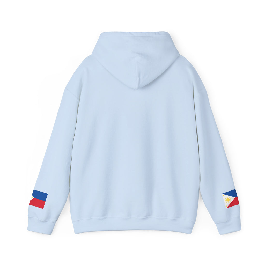 Mabuhay Hoodie – Filipino Pride Hooded Sweatshirt with Philippine Flag Sleeves