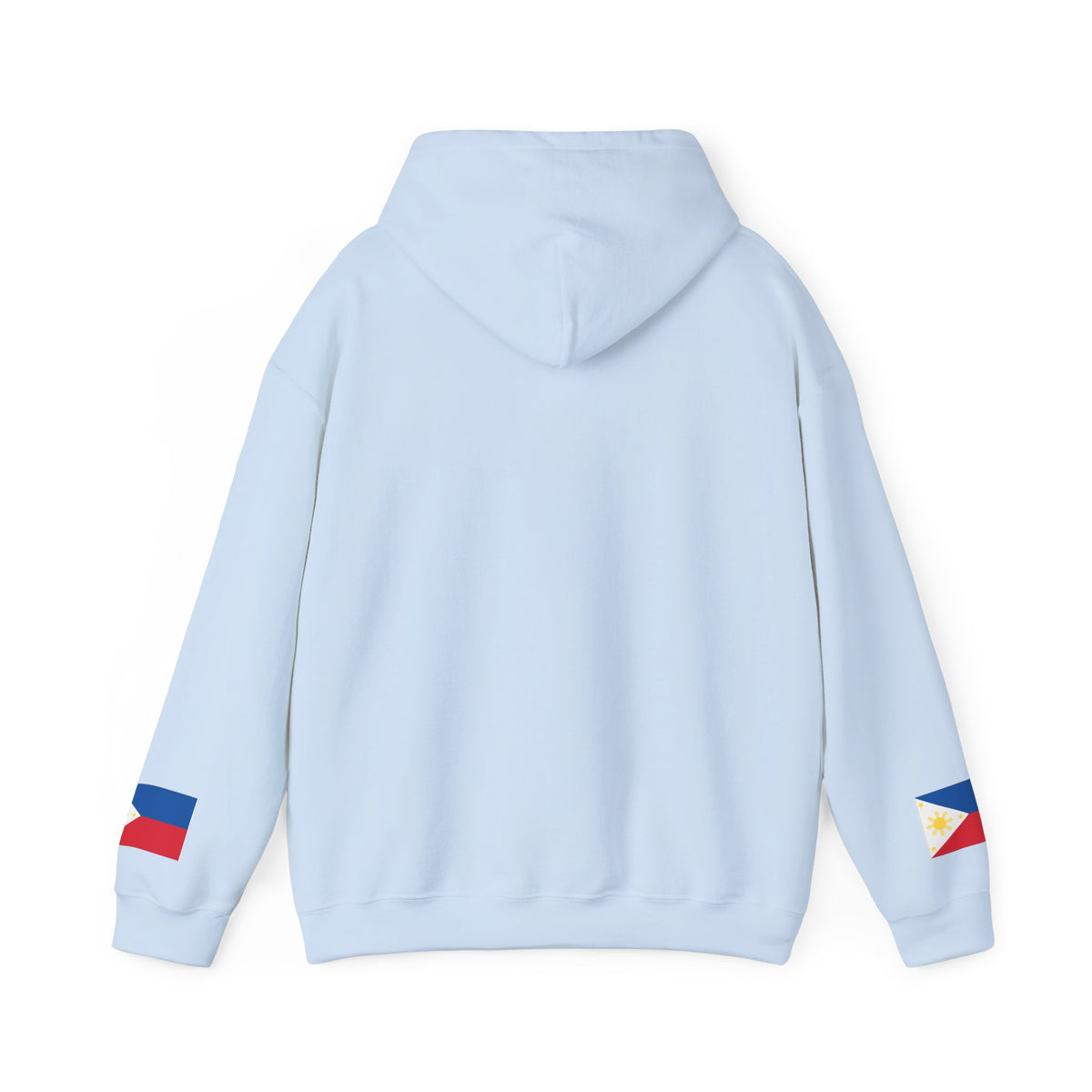 Mabuhay Hoodie – Filipino Pride Hooded Sweatshirt with Philippine Flag Sleeves