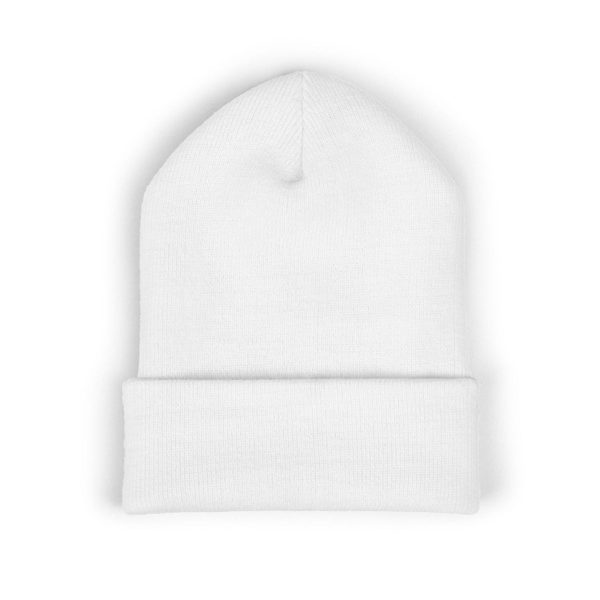 Laos Flag Embroidered Beanie — Classic Cuffed Knit Hat