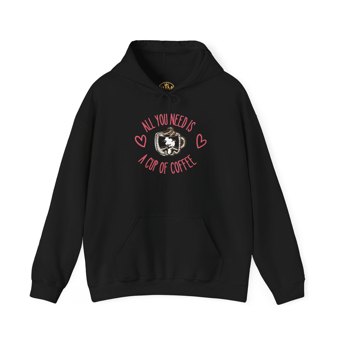 Hoodie — Cute Kawaii Mug "I Love My Coffee" Graphic