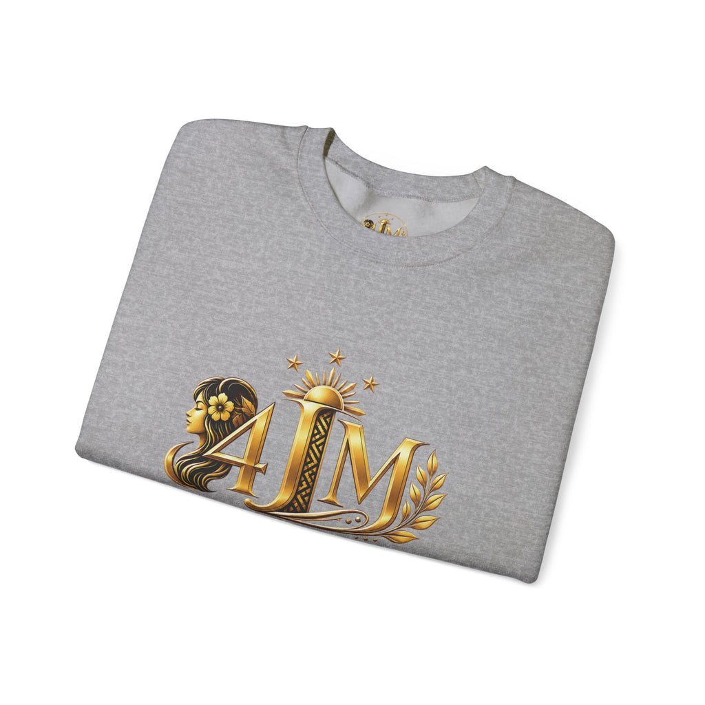 Crewneck Sweatshirt — JAM Collection Gold Monogram Logo