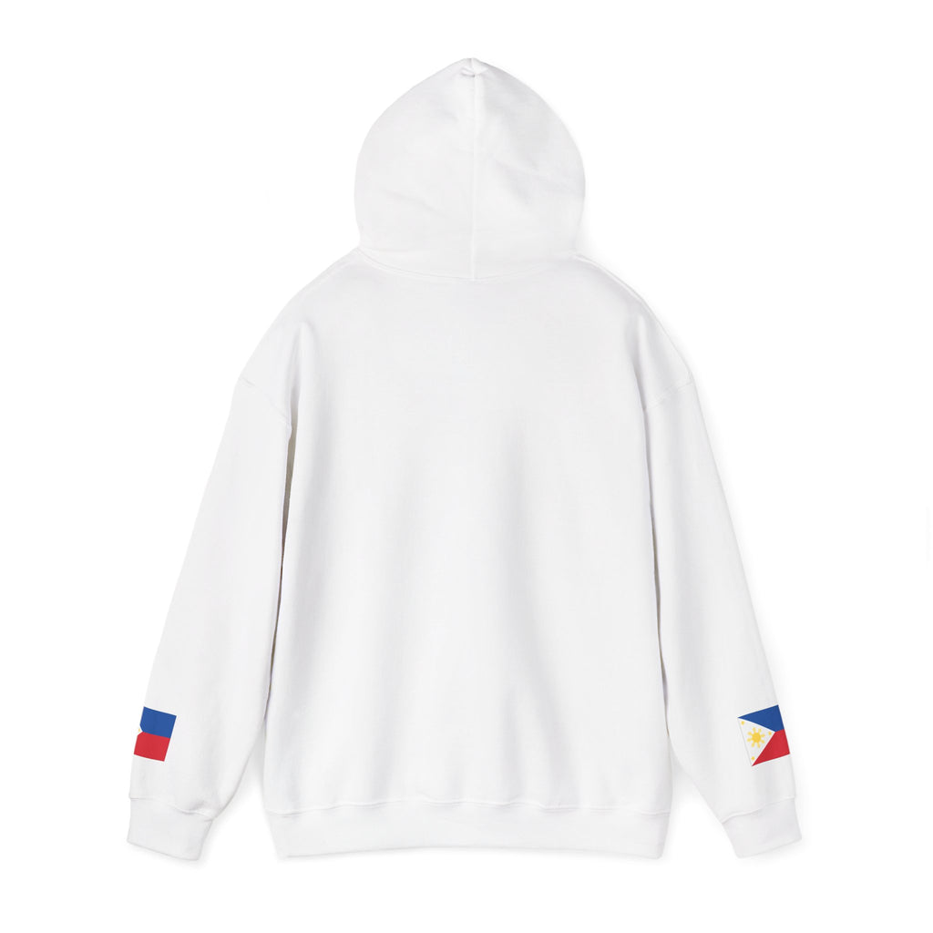Mabuhay Hoodie – Filipino Pride Hooded Sweatshirt with Philippine Flag Sleeves