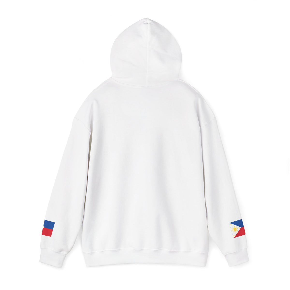 Mabuhay Hoodie – Filipino Pride Hooded Sweatshirt with Philippine Flag Sleeves