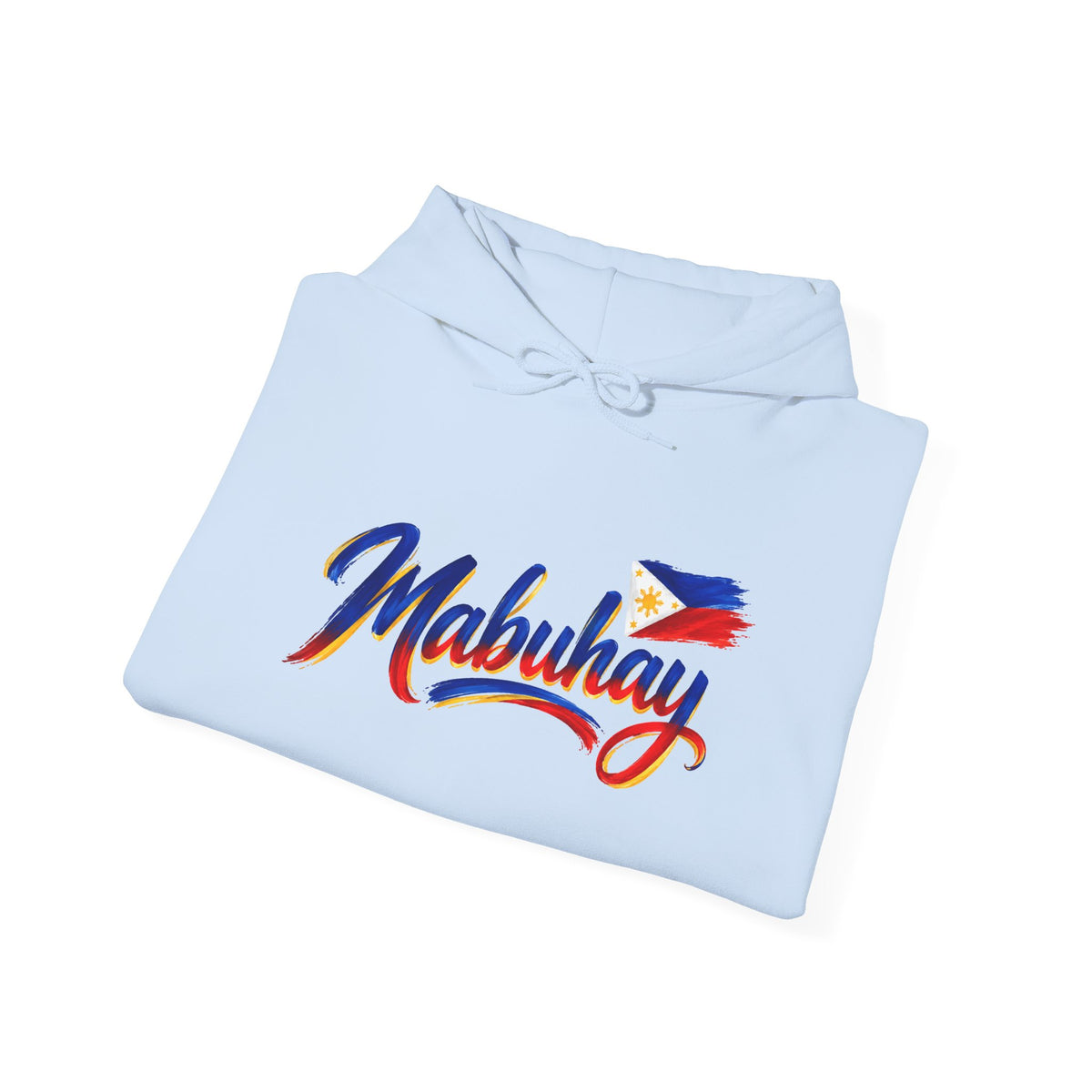 Mabuhay Hoodie – Filipino Pride Hooded Sweatshirt with Philippine Flag Sleeves
