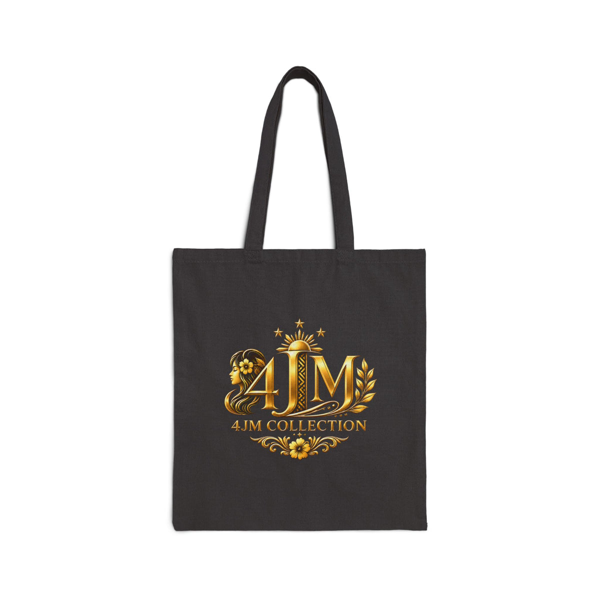 Canvas Tote Bag — 3M Collection Gold Logo Eco Shopper