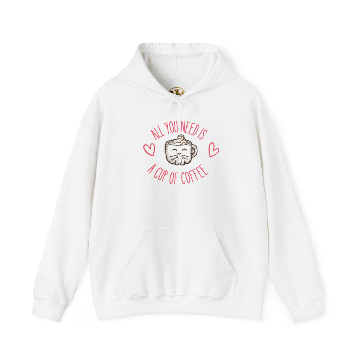 Hoodie — Cute Kawaii Mug "I Love My Coffee" Graphic