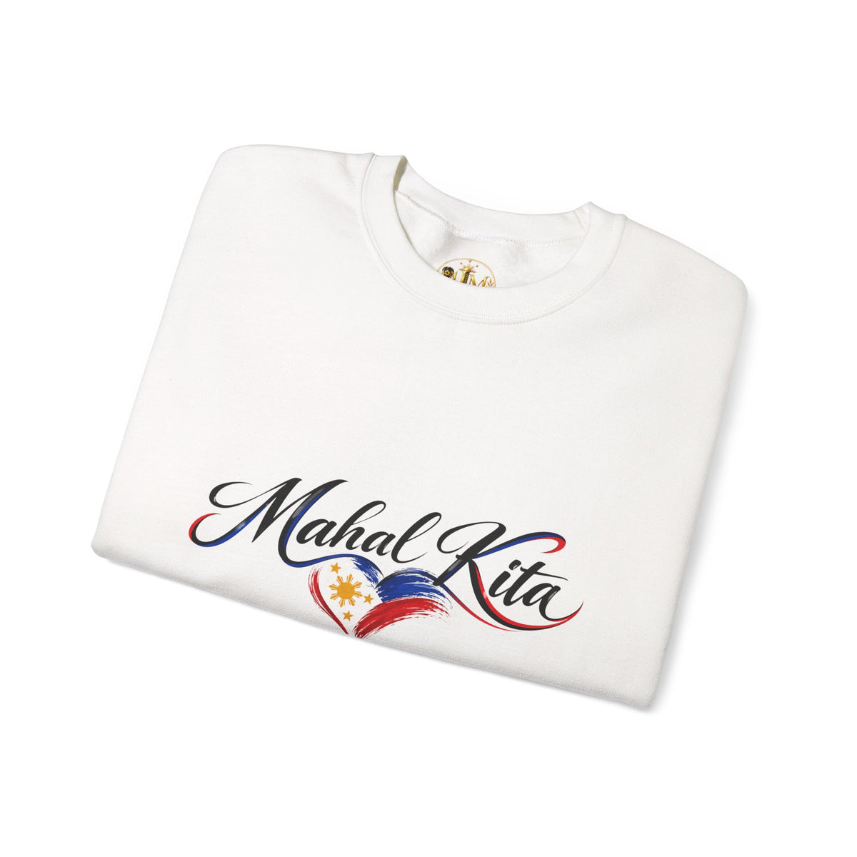 Mahal Kita Crewneck Sweatshirt — Filipino Pride Heart Design