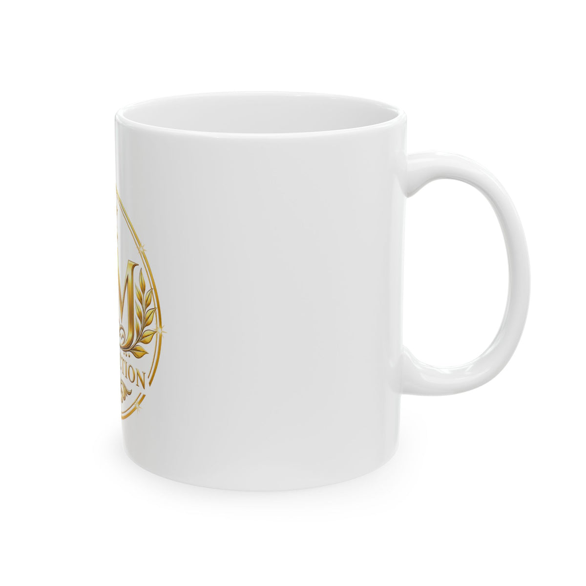 J4M Collection Gold Crest Ceramic Mug (11oz & 15oz)