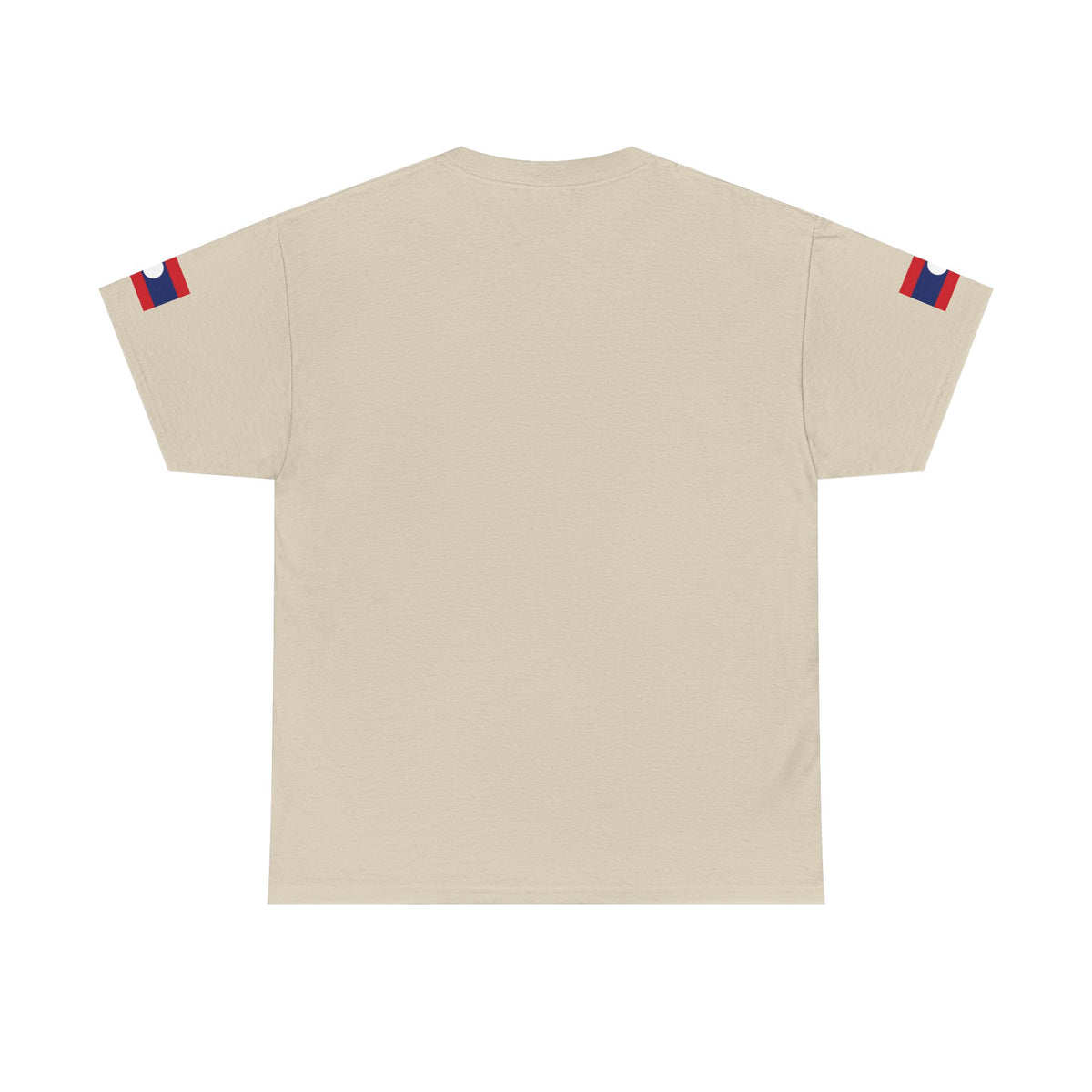 Laos Pride T‑Shirt — Traditional Lao Woman Illustration with Flag & Cultural Icons